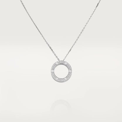 [Lumi Jewels]COLLIER AMOUR RÉGLABLE ARGENT