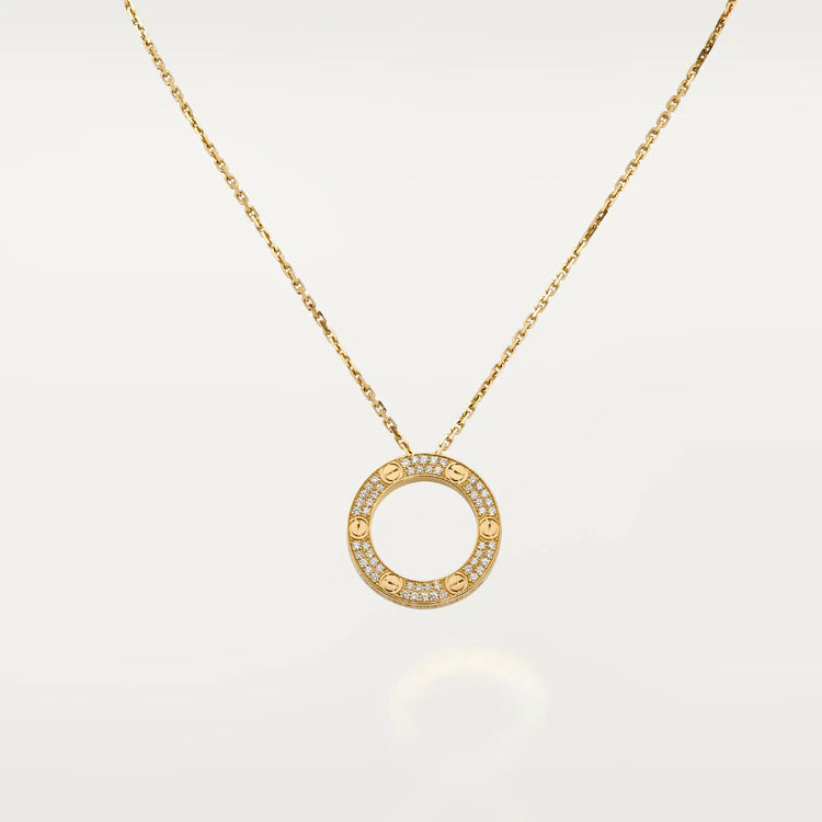 [Lumi Jewels]COLLIER LOVE RÉGLABLE OR ROSE