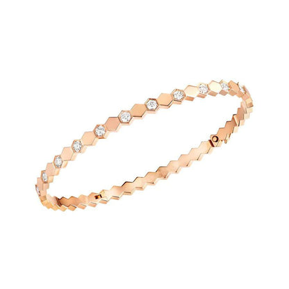 [Lumi Jewels]BRACELET DIAMANT BEE LOVE OR ROSE