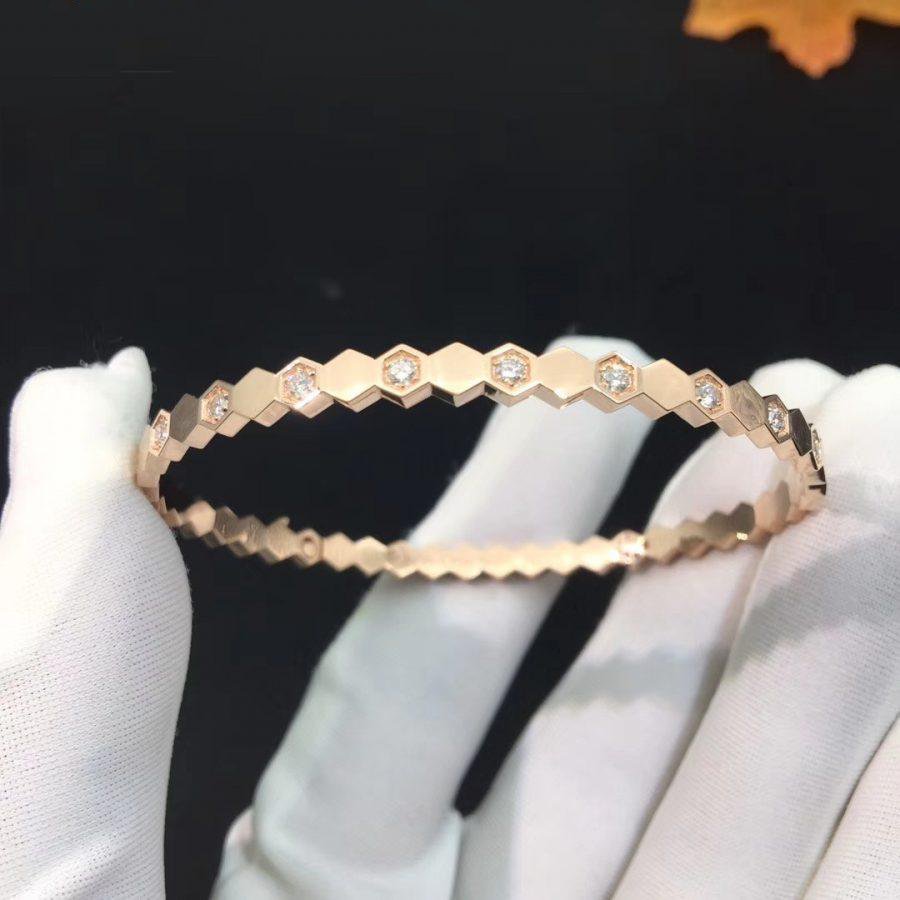 [Lumi Jewels]BRACELET DIAMANT BEE LOVE OR ROSE