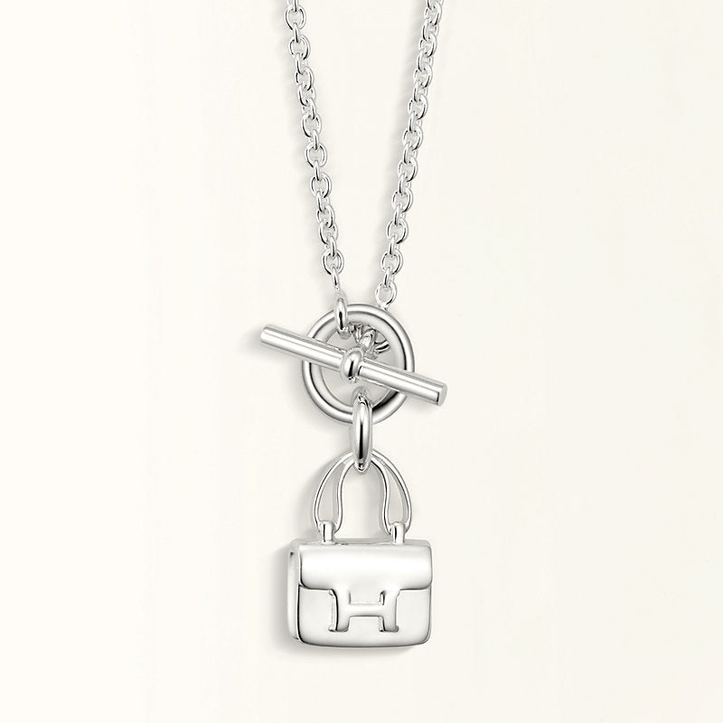 [Lumi Jewels]COLLIER PENDENTIF POP H ARGENT