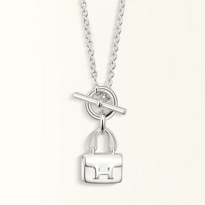[Lumi Jewels]COLLIER PENDENTIF POP H ARGENT