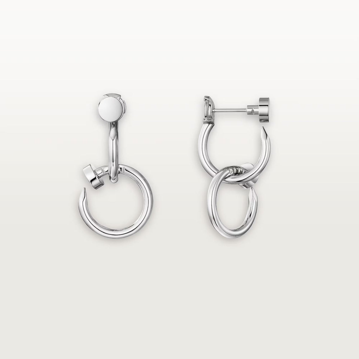 [Lumi Jewelry]JUSTE NO DIAMOND DOUBLE EARRINGS