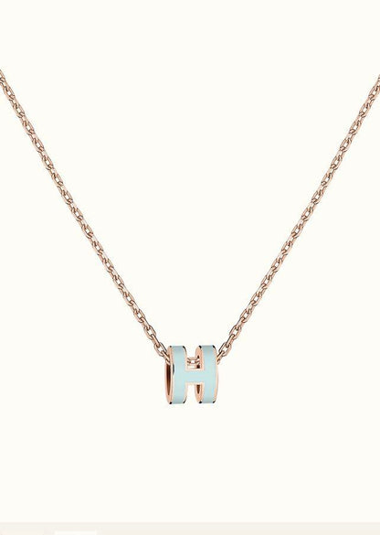 [Lumi Jewels]COLLIER POP H BLEU CLAIR