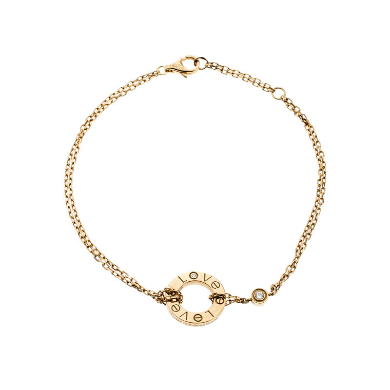 [Lumi Jewels]BRACELET LOVE 2 DIAMANTS