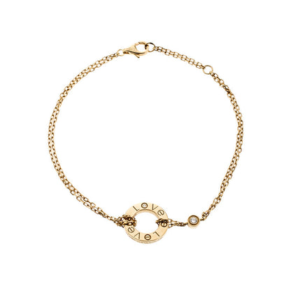 [Lumi Jewels]BRACELET LOVE 2 DIAMANTS