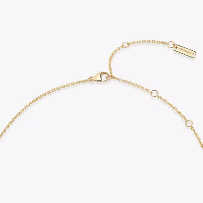 [Lumi Jewels]Lucky Eye Diamond Necklace in Rose Gold and Turquoise