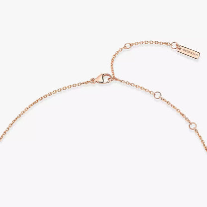 [Lumi Jewels]Lucky Eye Diamond Necklace in Rose Gold and Turquoise