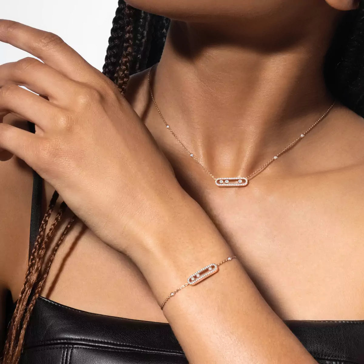 [Lumi Jewels]Pav¨¦ Baby Move Diamond Bracelet