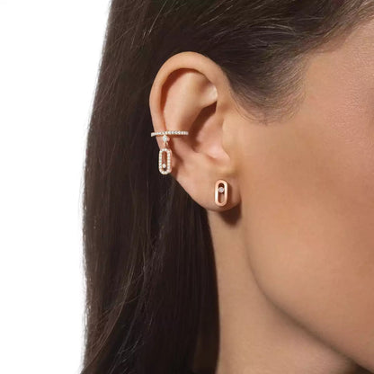 [Lumi Jewels]Move Uno Diamond Stud Earrings