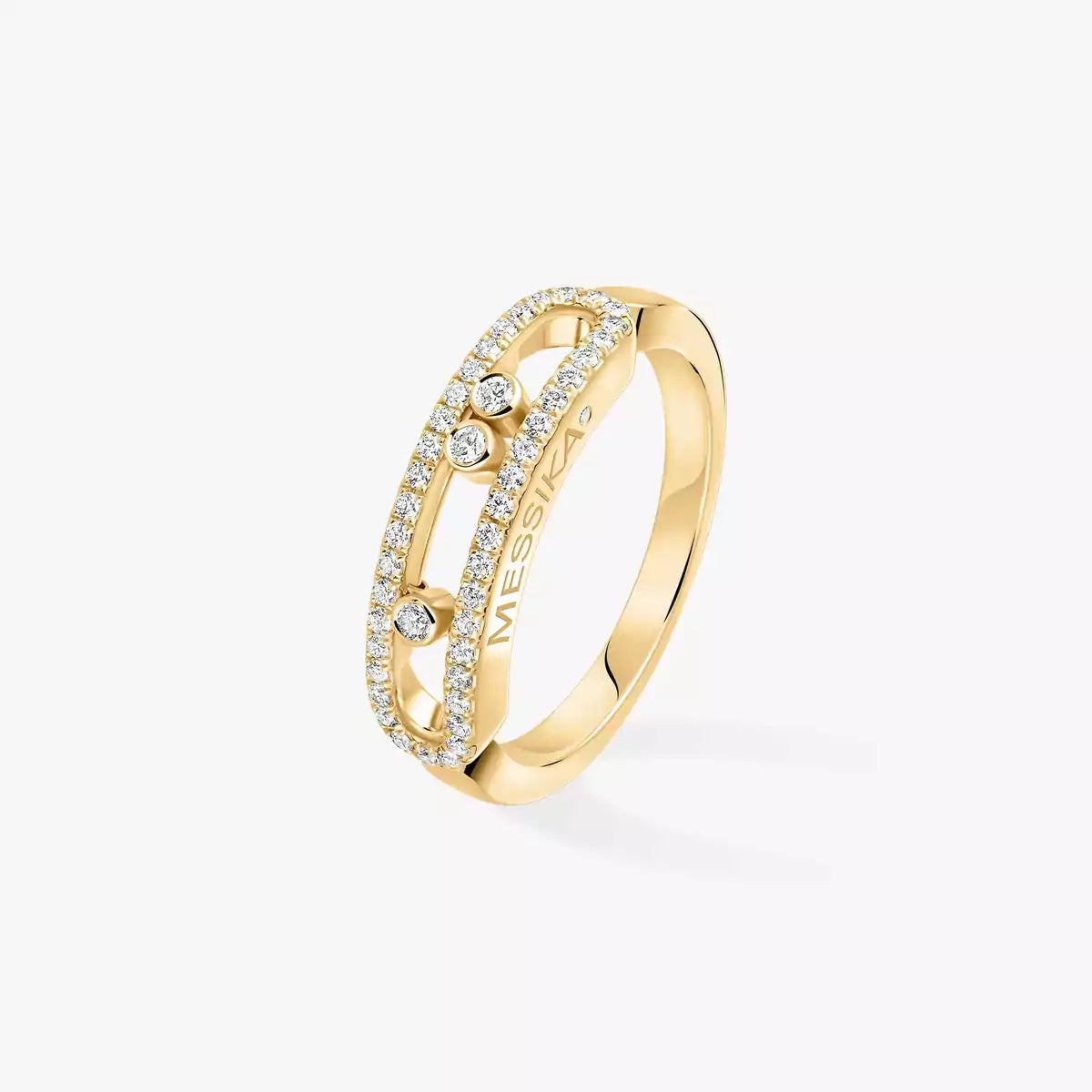 [Max Jewelry] Baby Move Gold Diamond Pave_ Ring