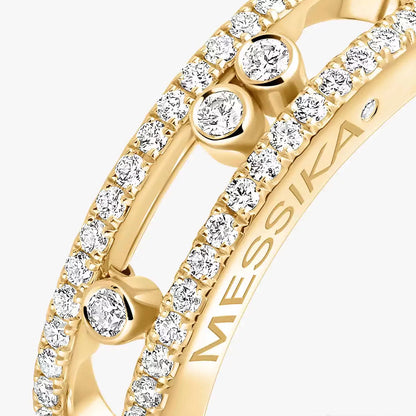 [Max Jewelry] Baby Move Gold Diamond Pave_ Ring