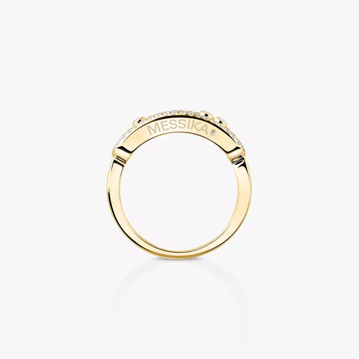 [Max Jewelry] Baby Move Gold Diamond Pave_ Ring