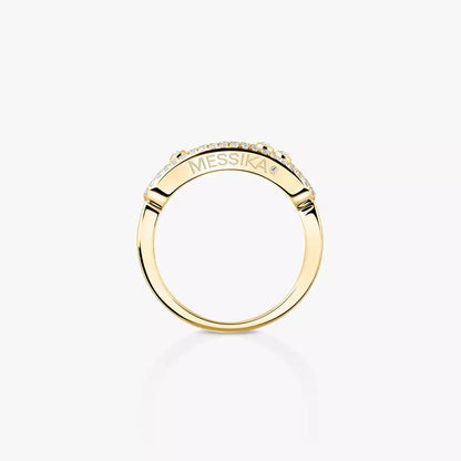 [Max Jewelry] Baby Move Gold Diamond Pave_ Ring