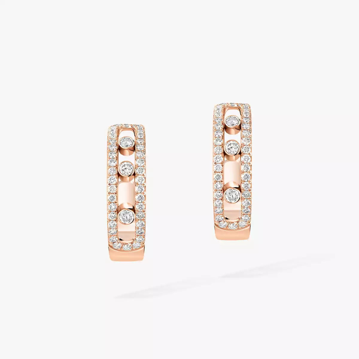 [Lumi Jewels]Diamond Pave_ Hoop Earrings Move