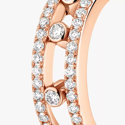 [Lumi Jewels]Diamond Pave_ Hoop Earrings Move