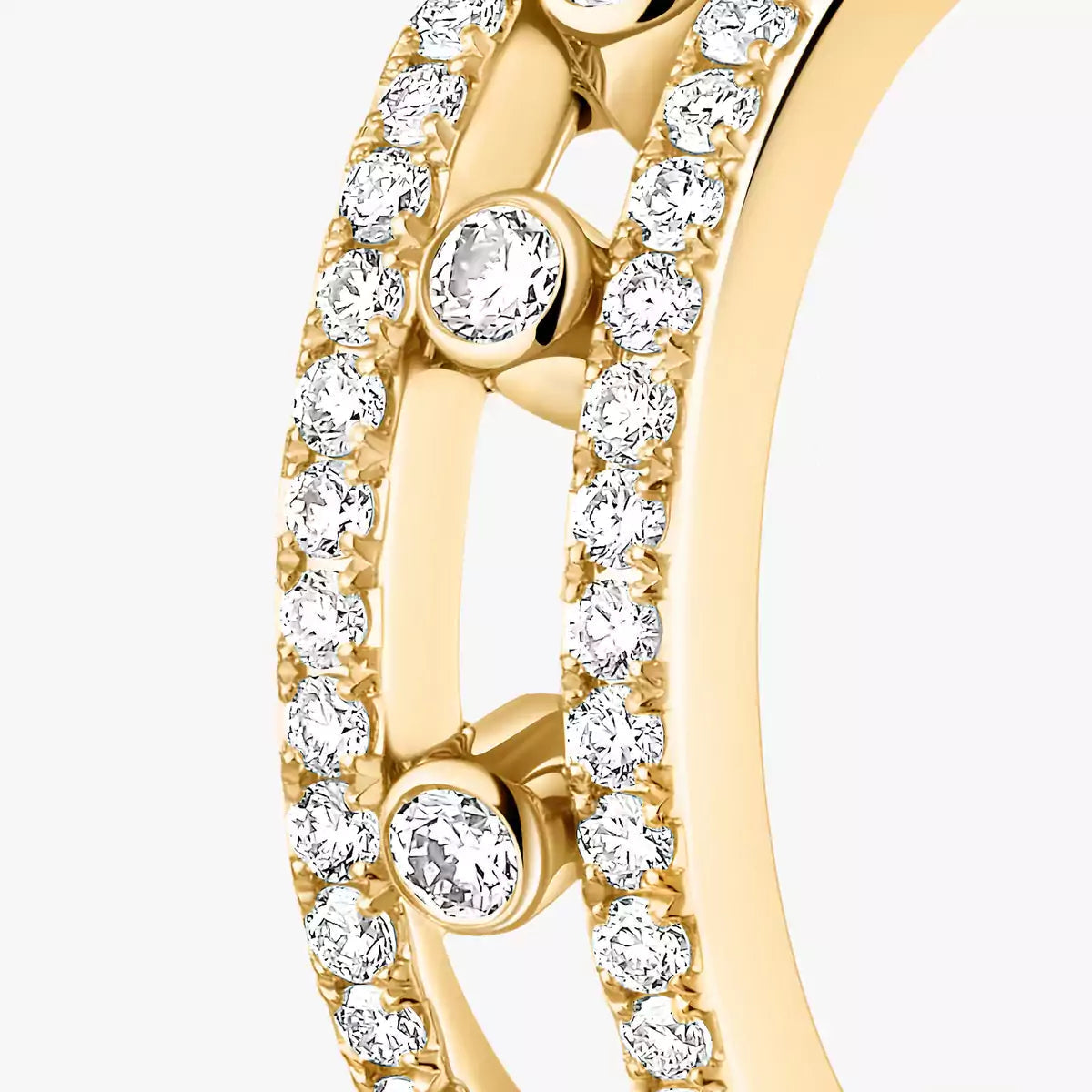 [Lumi Jewels]Diamond Pave_ Hoop Earrings Move
