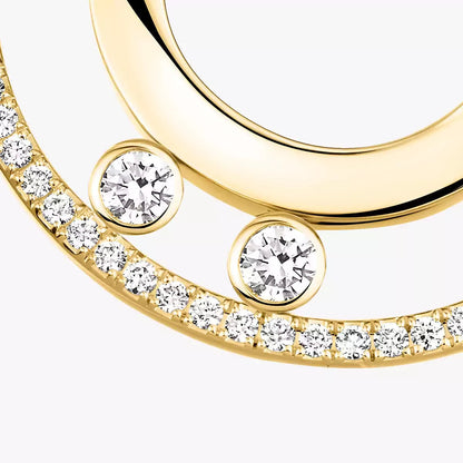 [Max Jewelry] Move Romane Small Diamond Hoop Earrings
