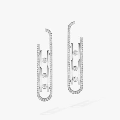 [Lumi Jewels]Diamond Pendant Earrings Move 10Th
