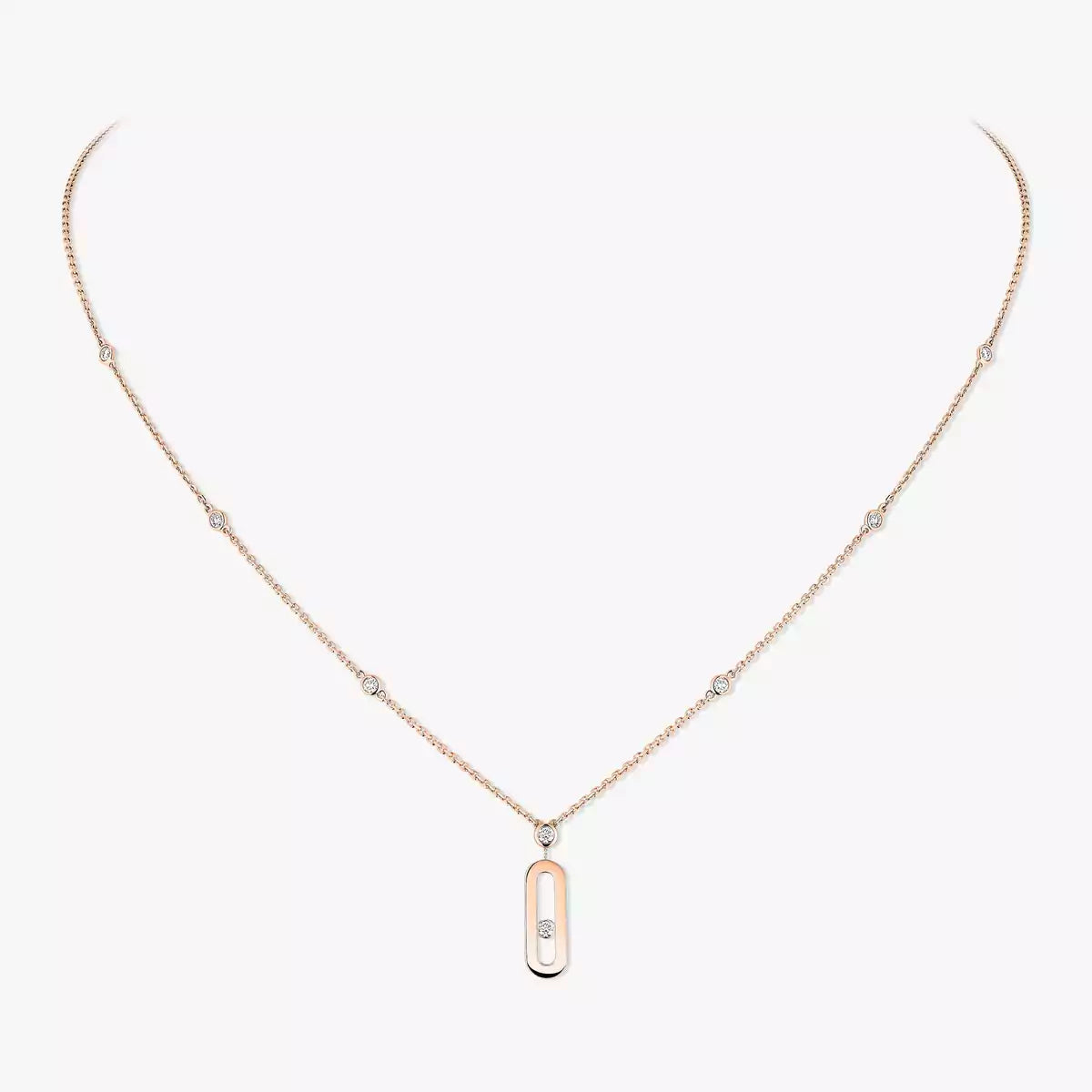 [Lumi Jewels] Move Uno Gold Diamond Long Necklace