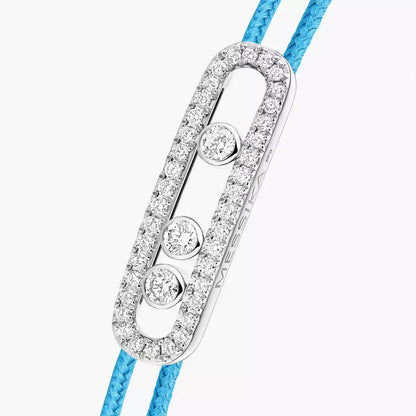 [Lumi Jewels]Messika Care(s) pink cord pav¨¦ bracelet