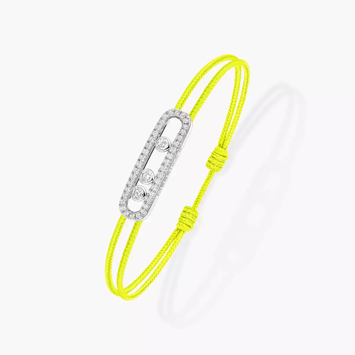 [Lumi Jewels]Messika Care(s) pink cord pav¨¦ bracelet