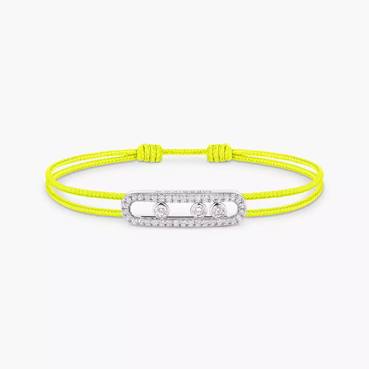 [Lumi Jewels]Messika Care(s) pink cord pav¨¦ bracelet