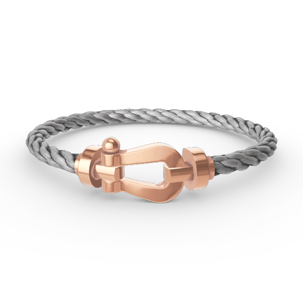 [Lumi Jewels]FORCE GRAND BRACELET FER À CHEVAL SANS DIAMANT OR ROSE