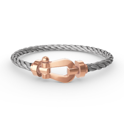 [Lumi Jewels]FORCE GRAND BRACELET FER À CHEVAL SANS DIAMANT OR ROSE