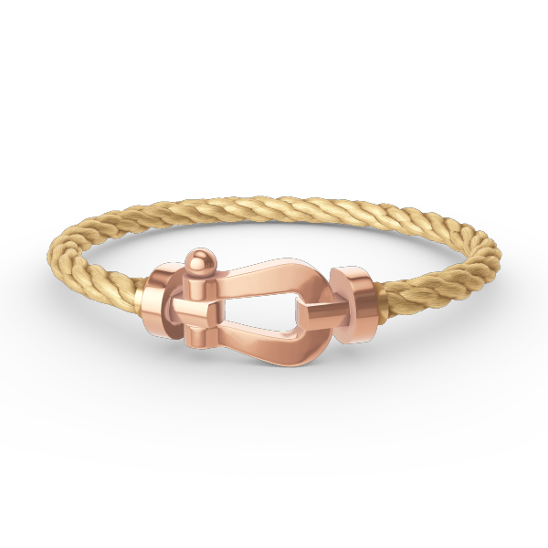 [Lumi Jewels]FORCE GRAND BRACELET FER À CHEVAL SANS DIAMANT OR ROSE