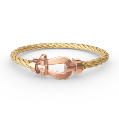 [Lumi Jewels]FORCE GRAND BRACELET FER À CHEVAL SANS DIAMANT OR ROSE