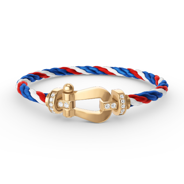 [Lumi Jewels]BRACELET GRAND FER À CHEVAL SEMI-DIAMANT OR