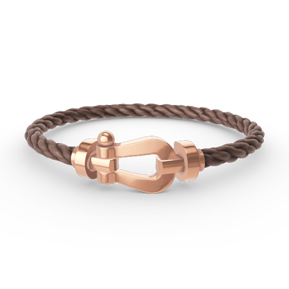 [Lumi Jewels]FORCE GRAND BRACELET FER À CHEVAL SANS DIAMANT OR ROSE