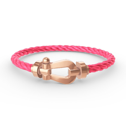 [Lumi Jewels]FORCE GRAND BRACELET FER À CHEVAL SANS DIAMANT OR ROSE