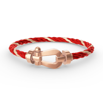[Lumi Jewels]FORCE GRAND BRACELET FER À CHEVAL SANS DIAMANT OR ROSE