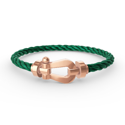 [Lumi Jewels]FORCE GRAND BRACELET FER À CHEVAL SANS DIAMANT OR ROSE
