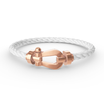 [Lumi Jewels]FORCE GRAND BRACELET FER À CHEVAL SANS DIAMANT OR ROSE
