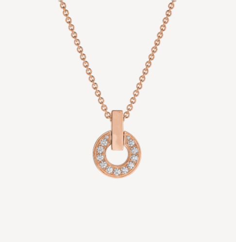[Lumi Jewels]COLLIER GARI OR ROSE DIAMANT