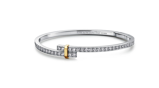 [Lumi Jewelry]EDGE DIAMOND GOLD SILVER BRACELET