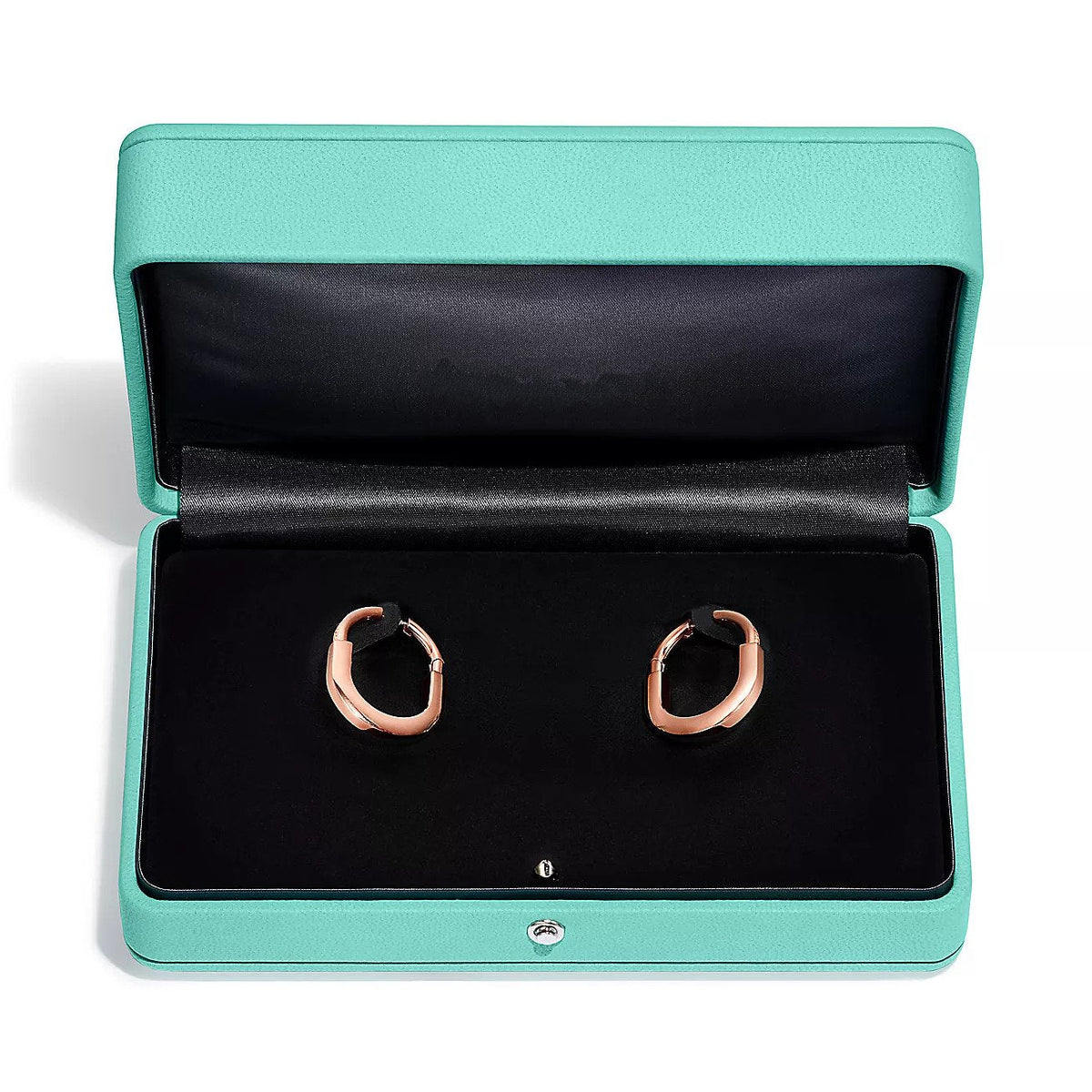 [Lumi Jewelry]LOCK MEDIUM DIAMNOND EARRINGS