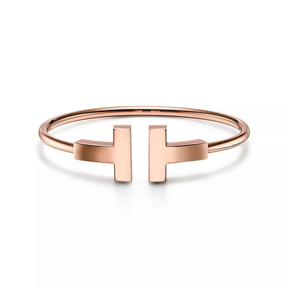 [Lumi Jewelry]T WIDE WIRE BRACELET