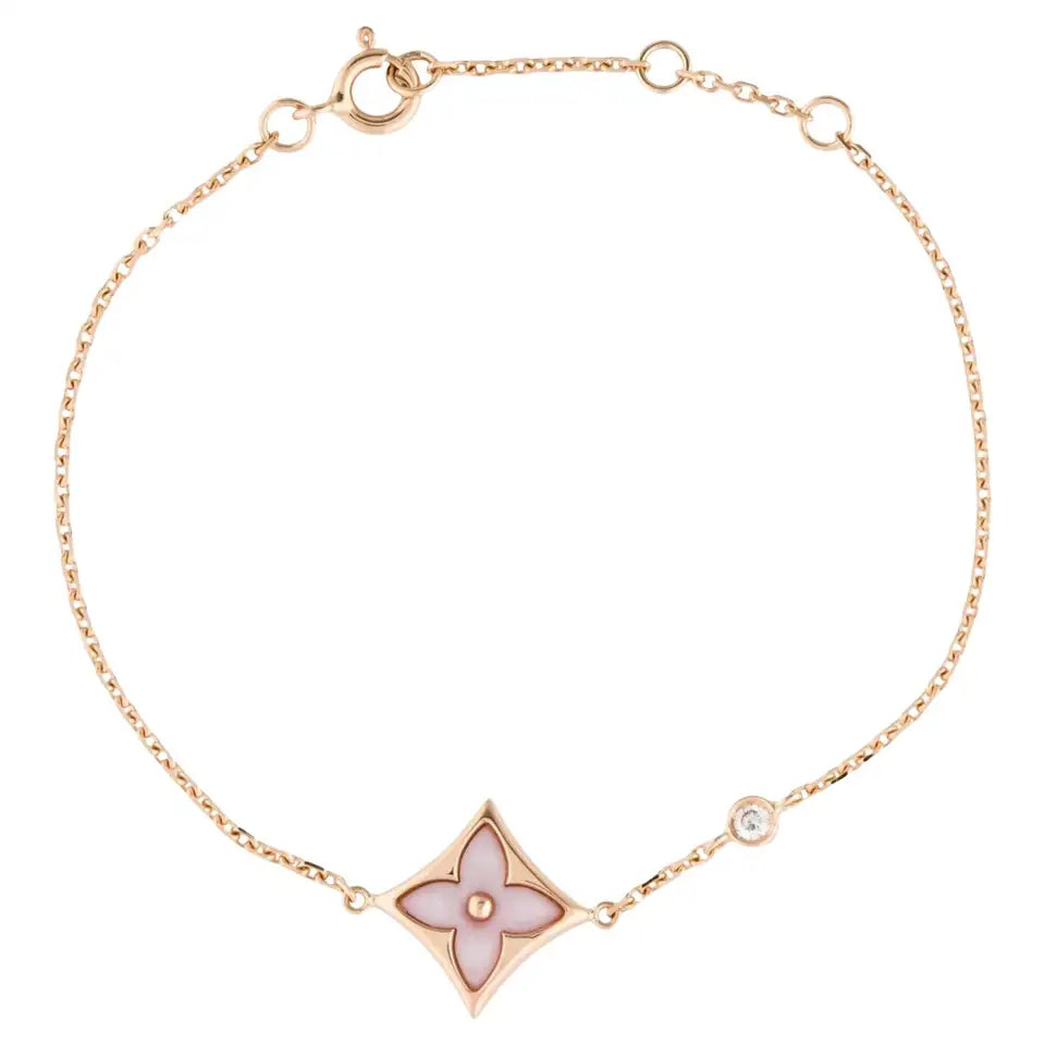 [Lumi Jewels]BRACELET ÉTOILE 1 DIAMANT OR ROSE