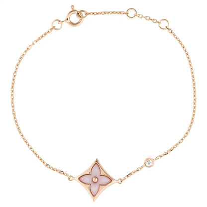 [Lumi Jewels]BRACELET ÉTOILE 1 DIAMANT OR ROSE