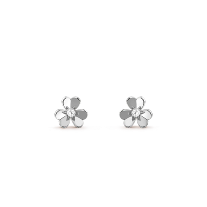 [Lumi Jewels]FRIVOLE MINI SILVER FLOWER EARRINGS