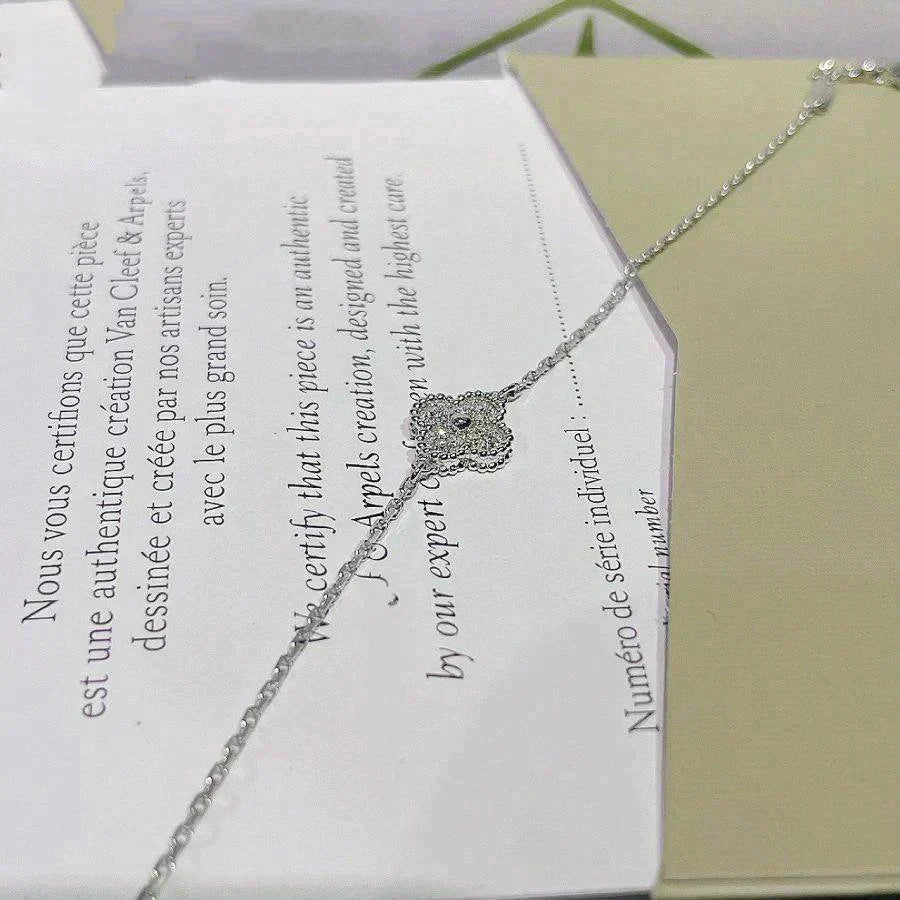 [Lumi Jewels]BRACELET CLOVER FLEUR UNIQUE ARGENT