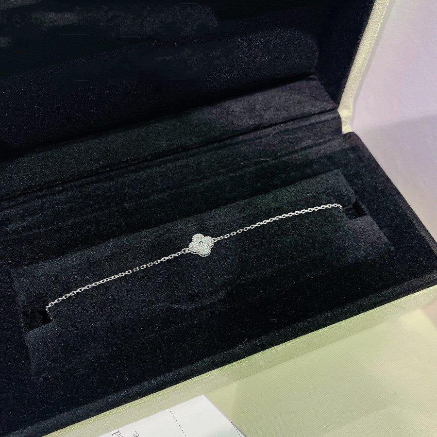 [Lumi Jewels]BRACELET CLOVER FLEUR UNIQUE ARGENT
