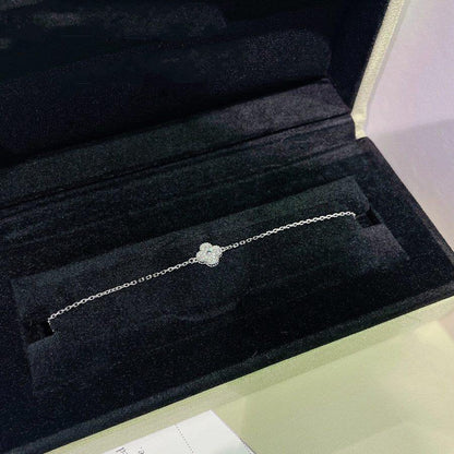 [Lumi Jewels]BRACELET CLOVER FLEUR UNIQUE ARGENT