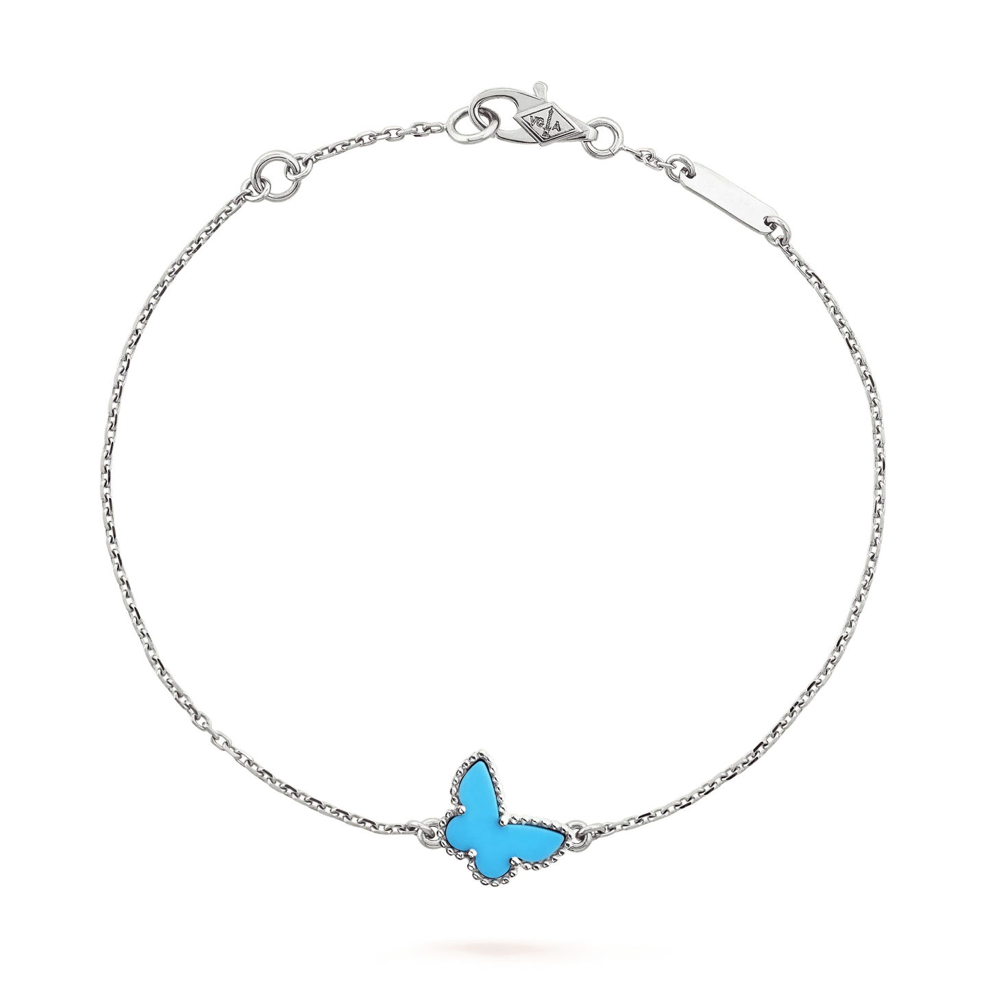 [Lumi Jewels]BRACELET PAPILLON TURQUOISE PAPILLON ARGENTÉ