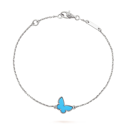 [Lumi Jewels]BRACELET PAPILLON TURQUOISE PAPILLON ARGENTÉ