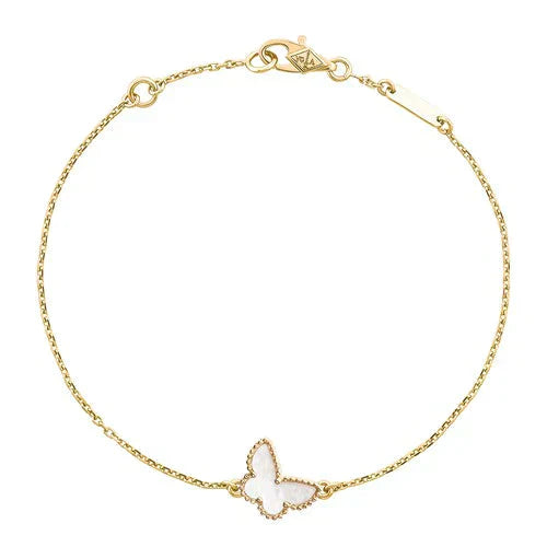 [Lumi Jewels]BRACELET PAPILLON EN NACRE NOIRE